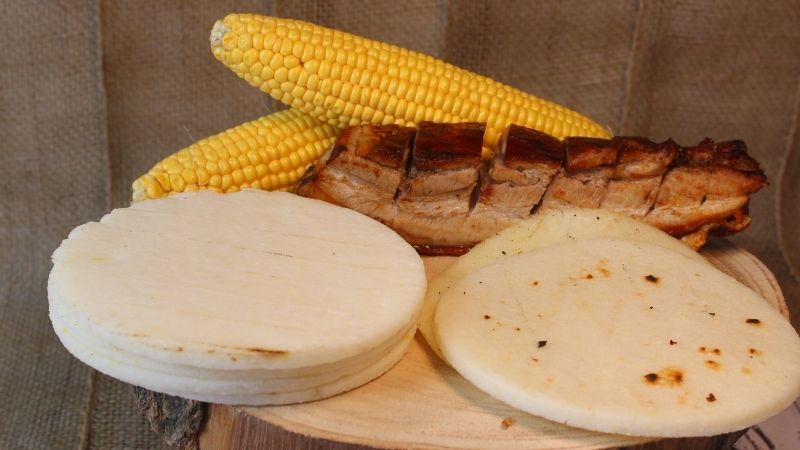 arepa colombiana en madrid españa dcarnilsa